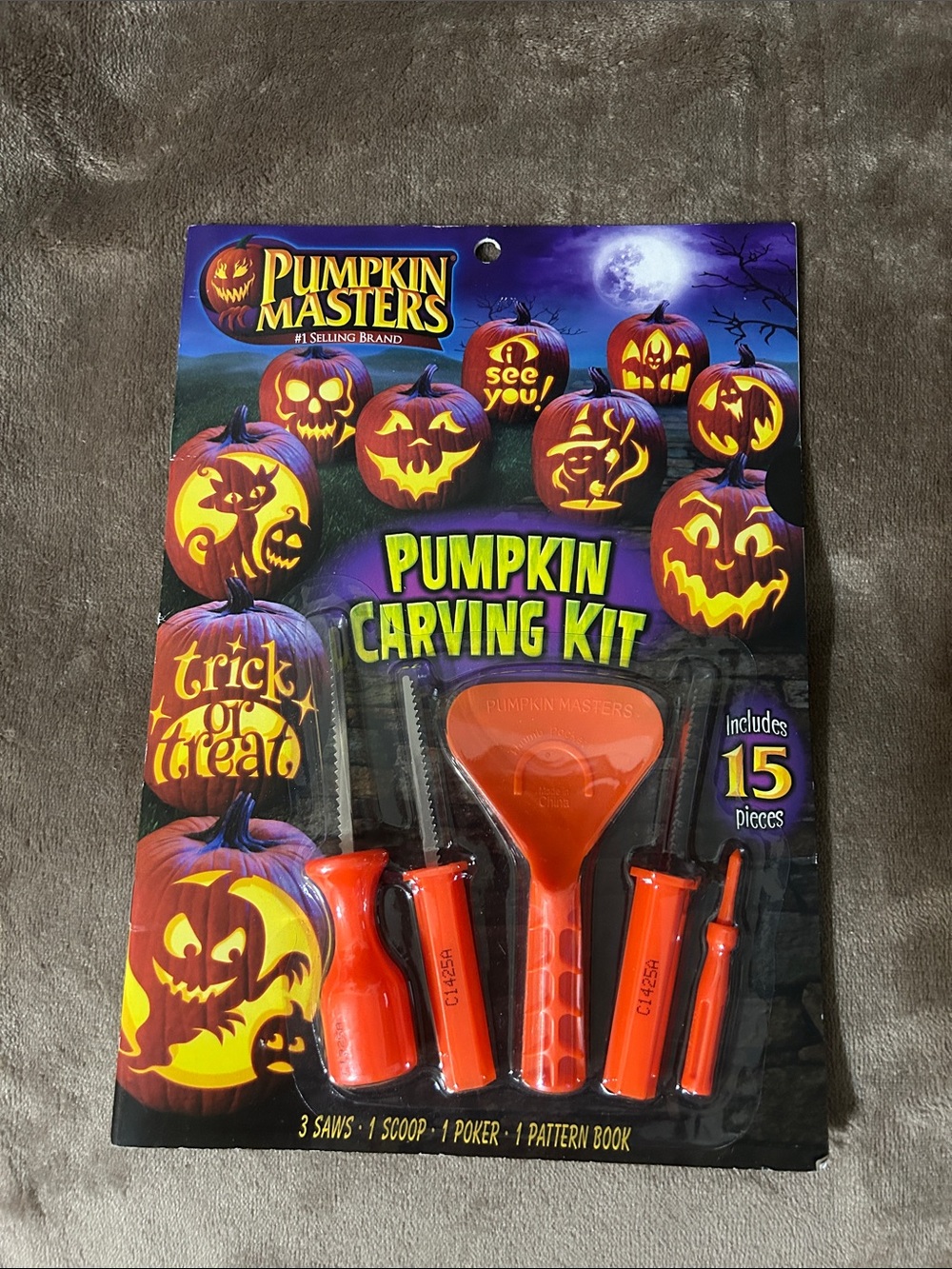 Pumpkin Masters Orange Kids Pumpkin Carving Kit